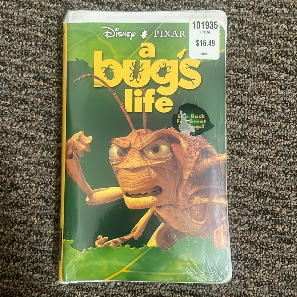 Vintage VHS Tape A Bug’s Life